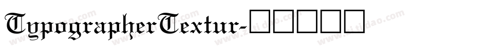 TypographerTextur字体转换