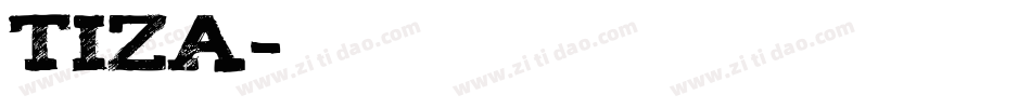 tiza字体转换