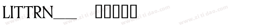 LITTRN__字体转换