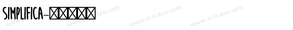 simplifica字体转换