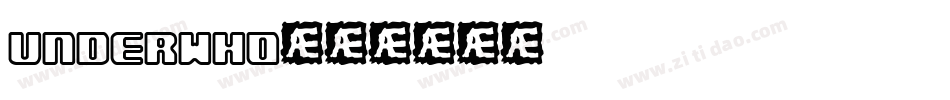 underwho字体转换