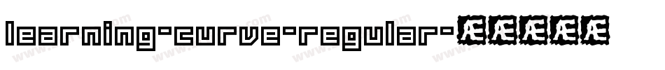learning-curve-regular字体转换