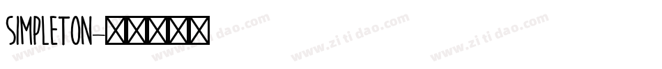 Simpleton字体转换