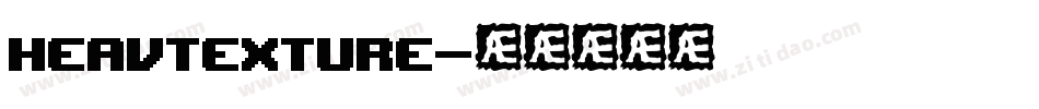Heavtexture字体转换