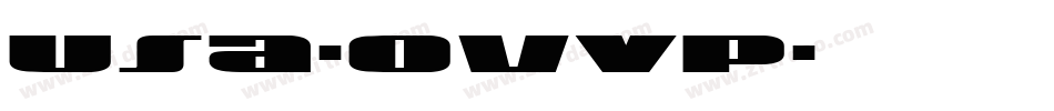 Usa-OvVp字体转换