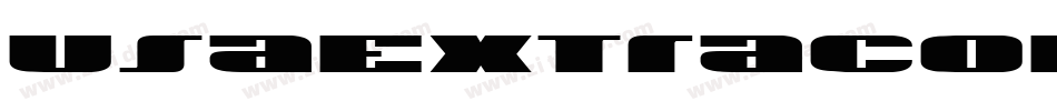 UsaExtraCondensedItalic-nBR0字体转换