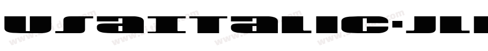 UsaItalic-jlE0字体转换