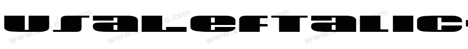 UsaLeftalic-6WYA字体转换