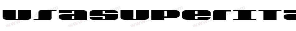 UsaSuperItalic-9OYn字体转换