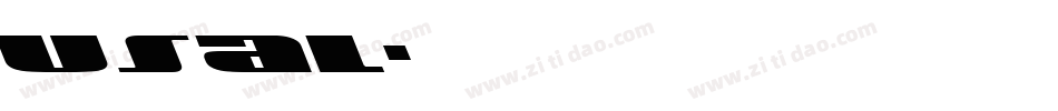 usal字体转换