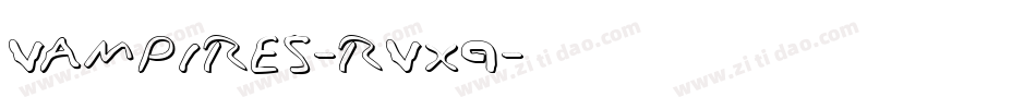 Vampires-rVx9字体转换
