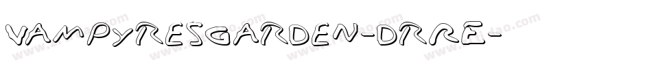 VampyresGarden-drRE字体转换
