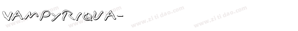 Vampyriqua字体转换