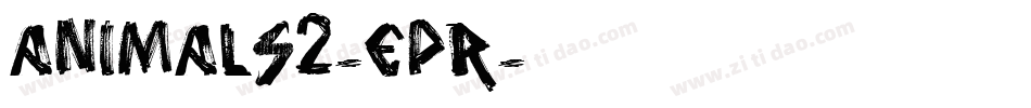Animals2-Epr字体转换