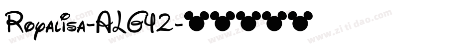 Royalisa-ALG42字体转换