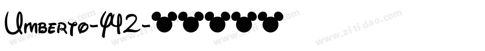 Umberto-Y42字体转换