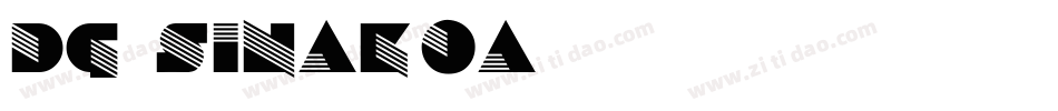DG_Sinaloa字体转换