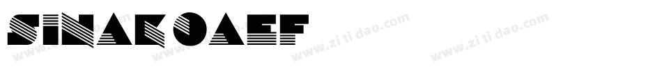 SinaloaEF字体转换