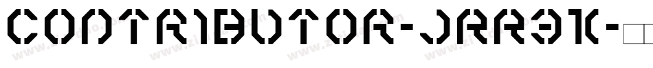 Contributor-JRR3K字体转换