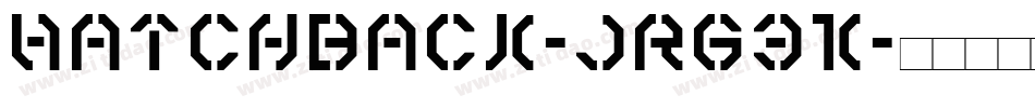 Hatchback-JRG3K字体转换
