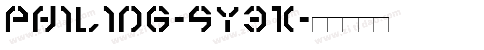 Philing-9Y3K字体转换