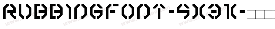 RubbingFont-9X3K字体转换
