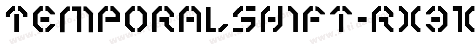 TemporalShift-rx3K字体转换
