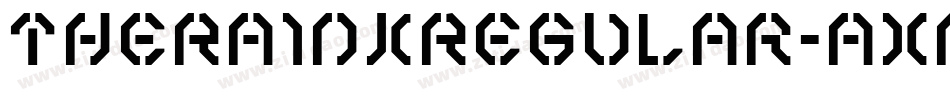 TheRainkRegular-axa3K字体转换