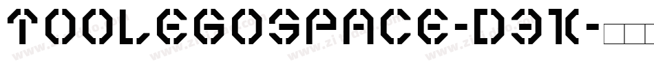 Toolegospace-d3K字体转换