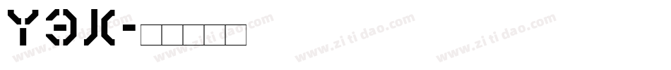 y3k字体转换