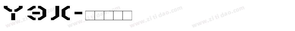 y3k字体转换