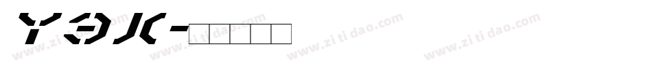 y3k字体转换
