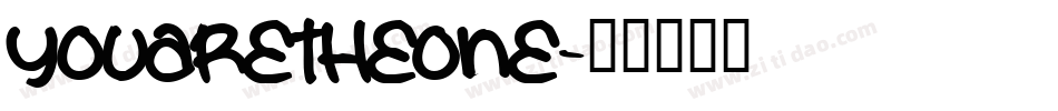 YOUARETHEONE字体转换