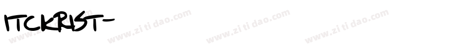 ITCKRIST字体转换