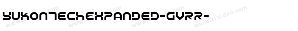 YukonTechExpanded-gVRR字体转换 YukonTechExpanded-gVRR字体转换