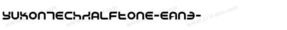 YukonTechHalftone-eAn3字体转换 YukonTechHalftone-eAn3字体转换