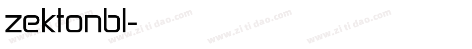 zektonbl字体转换