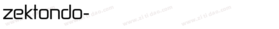 zektondo字体转换