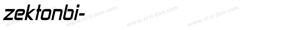 zektonbi字体转换