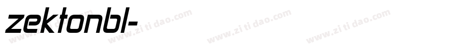 zektonbl字体转换