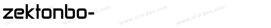 zektonbo字体转换