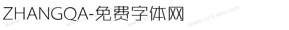 ZHANGQA字体转换