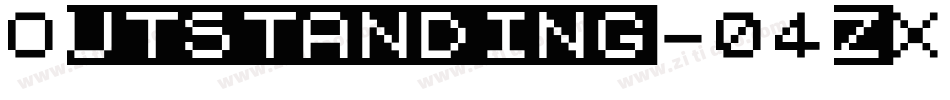 Outstanding-04zX字体转换