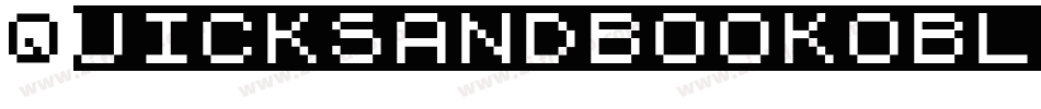 QuicksandbookobliqueRegular-e1Zx字体转换