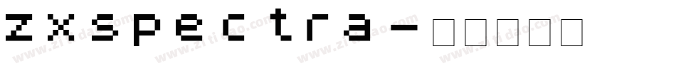 zxspectra字体转换