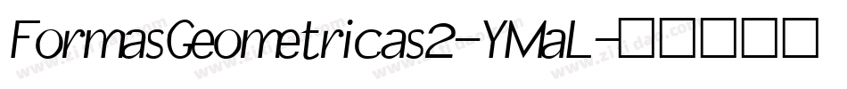 FormasGeometricas2-YMaL字体转换