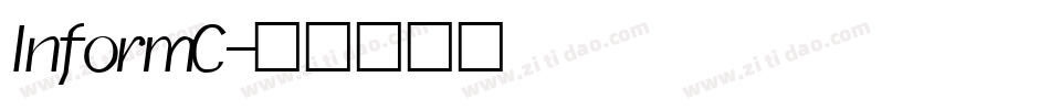 InformC字体转换