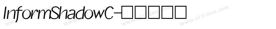 InformShadowC字体转换