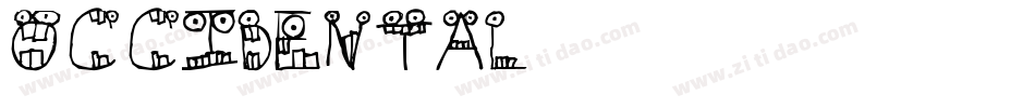 Occidental字体转换
