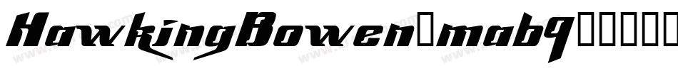 HawkingBowen-ma69字体转换
